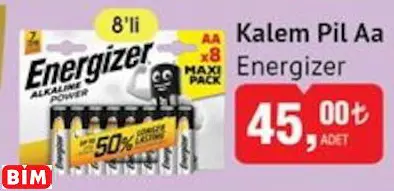 ENERGİZER KALEM PİL AA ENERGİZER KALEM PİL AA